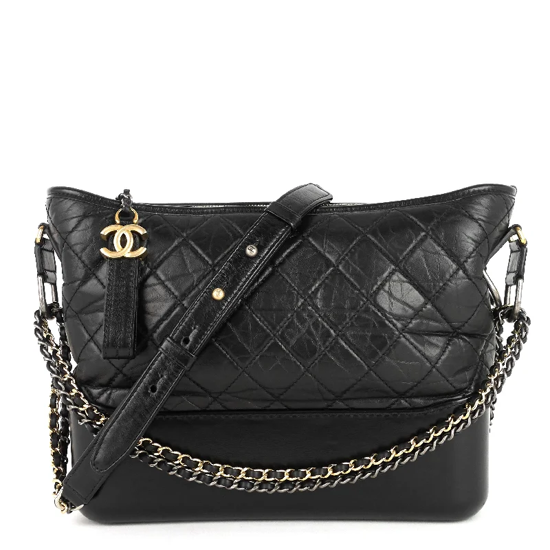 Chanel Handbag with Adjustable Strap for ComfortGabrielle Medium Calfskin Hobo Bag