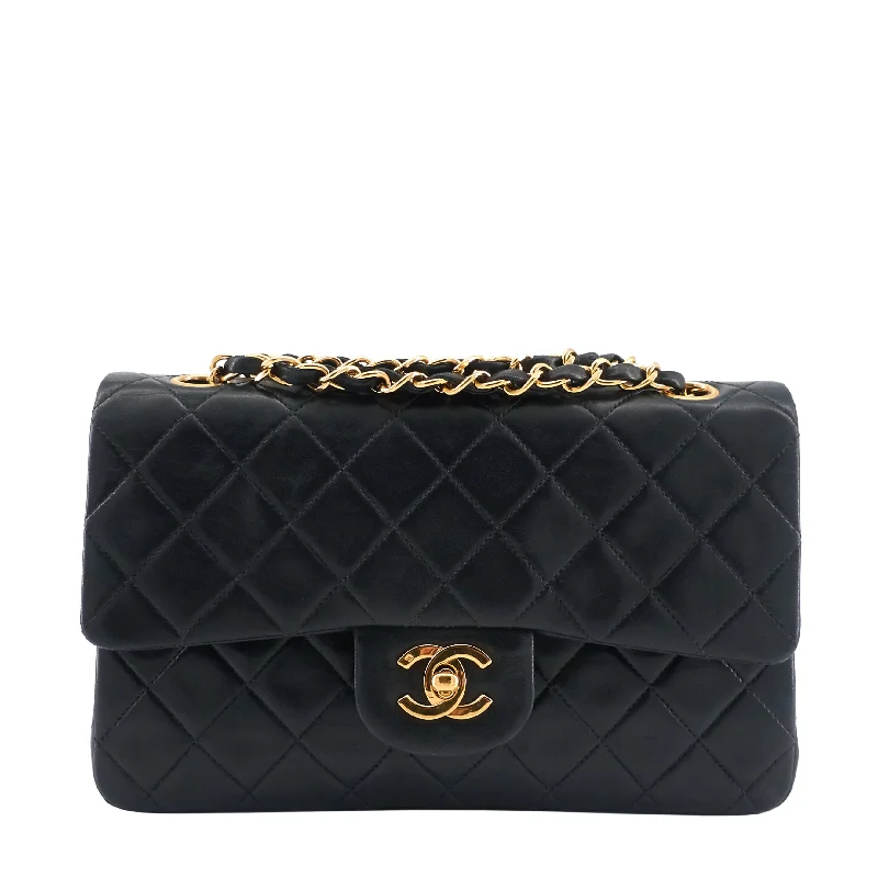 Chanel Designer Handbag with Unique DesignClassic Double Flap Small Lambskin Leather Bag