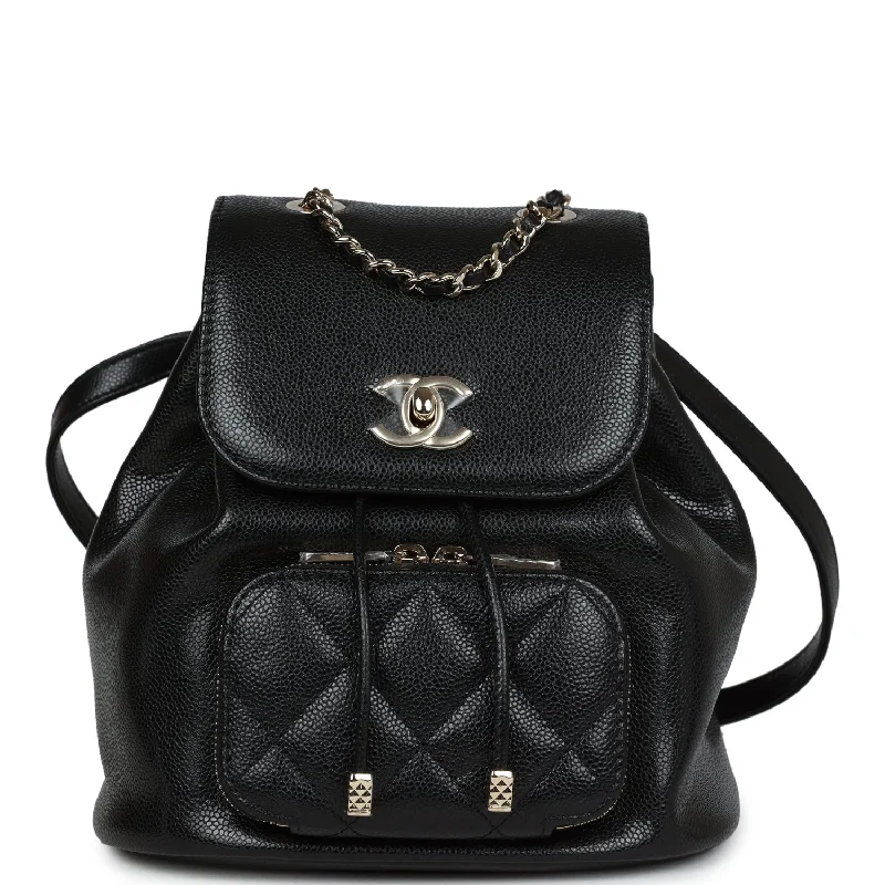 Chanel Limited Edition Handbag for CollectorsChanel Small Business Affinity Backpack Black Caviar Light Gold Hardware