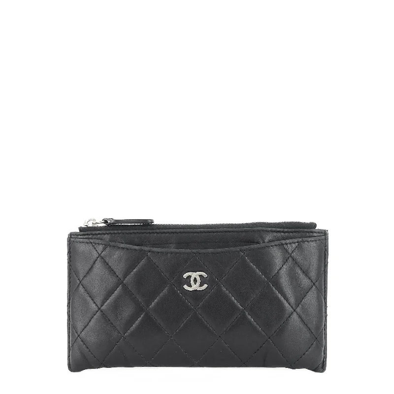 Chanel Limited Edition Handbag for CollectorsClassic Zip Lambskin Leather Pouch