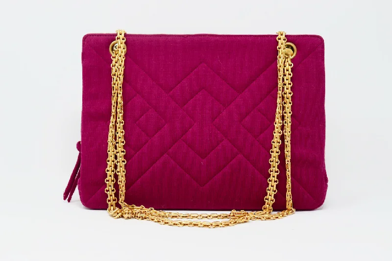 Chanel Limited Edition Handbag for CollectorsON LAYAWAY  Vintage 90's CHANEL Magenta Jersey Bag