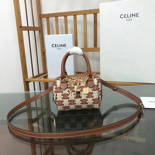 Embroidered Celine Bags with Floral MotifsBC - CELINE BAGS - 1208