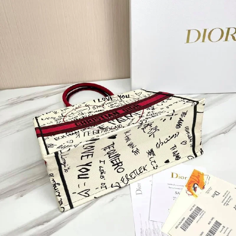 Christian Dior bags with a zip - top closure and multiple compartmentsChristian Dior Book Tote Bag