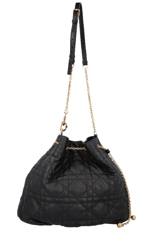 Stylish Christian Dior shoulder bags with a tassel - adorned zipperCHRISTIAN DIOR Ammi Medium Bag Black