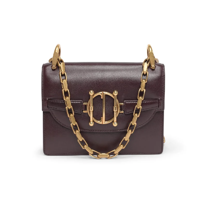 Christian Dior crossbody bags with a front - flap pocket for easy accessDior Burgundy Lambskin DiorDirection Shoulder Bag